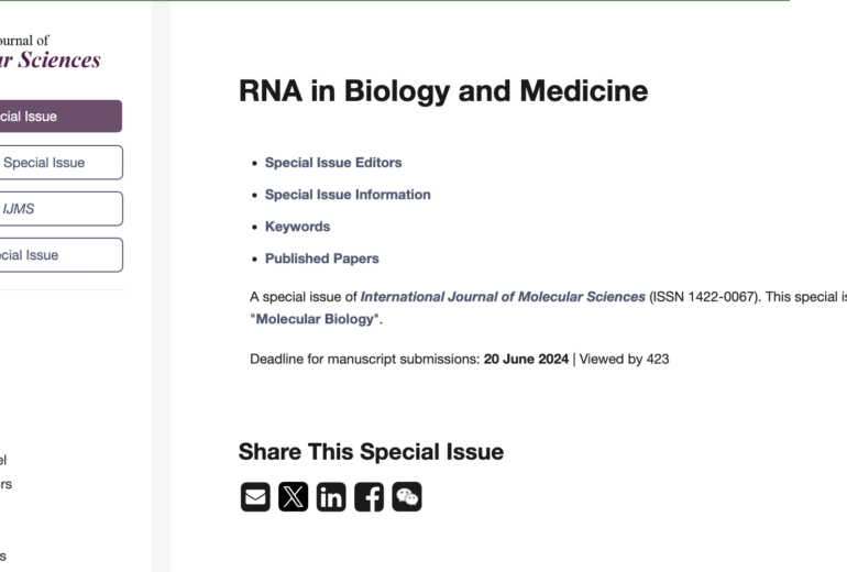 RNA in Biology and Medicine