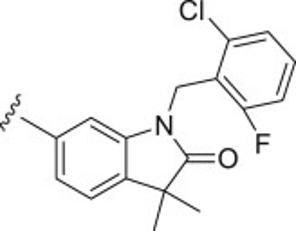 Schematic diagram of Compound 54 (C53).