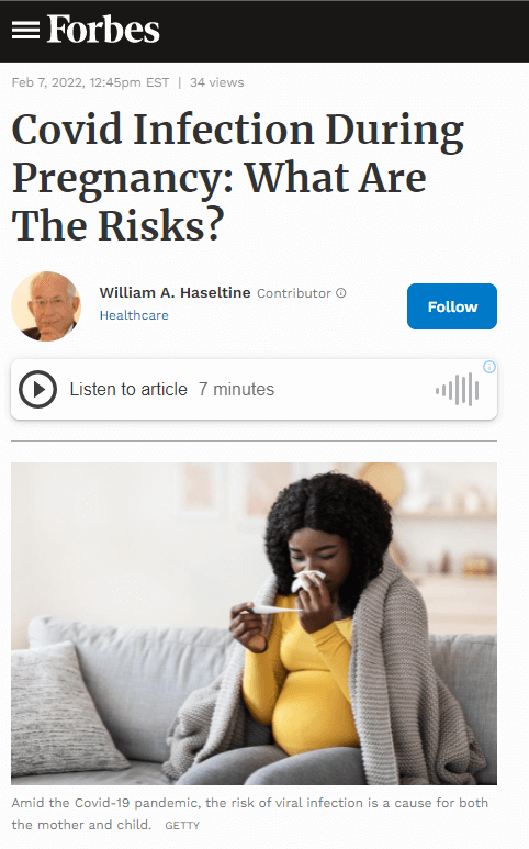 Pregnancy during covid