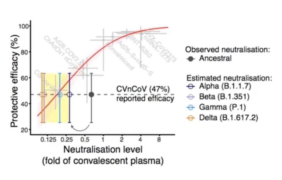 Performance of CUREVAC vaccine